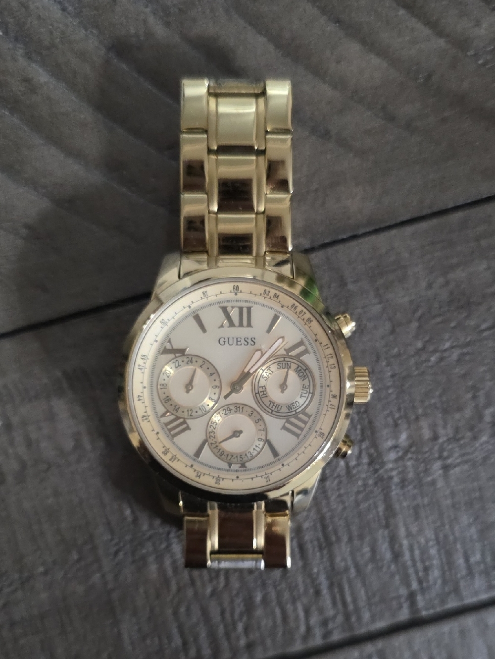 GUESS Gold Large Watch